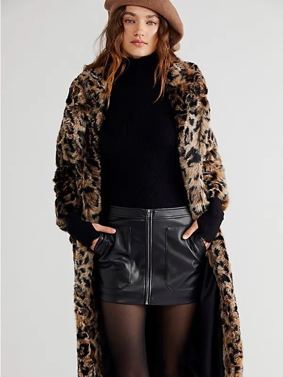 Free People Dresses & Skirts - NWT Free People Maja Mod Faux Vegan Leather Mini Skirt Zip Front 8